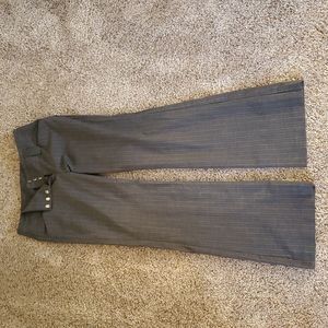 Tracy Evans Limited size 5 gray with white pinstripe slacks
